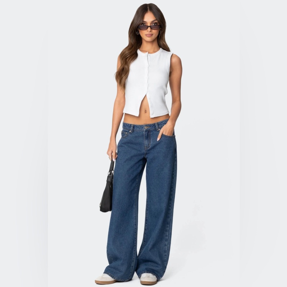 Brand new edikted low rise jeans